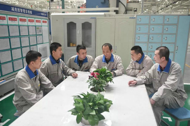 Shanghai Rotorcomp Screw Compressor Co., Ltd fabrikant productielijn