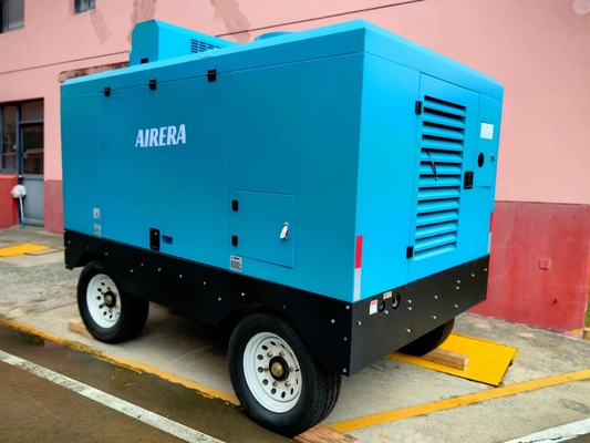 Diesel van Ce ISO9001 Schroefcompressor Met motor