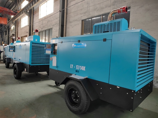 650cfm 100psi industriële dieselschroefcompressor met CE/ISO9001-goedkeuring