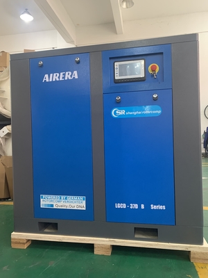 LGCD-37KW Elektrische roterende schroef luchtkoeling Compressor Luchtkoeling Type Gordel aangedreven koelluchtstroom 4800M3/uur