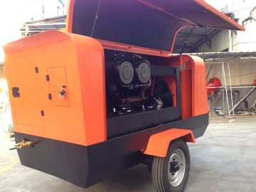 Geen Lawaai Diesel Draagbare Luchtcompressor Met motor 360Cfm 100Psi voor Hefboomhamer