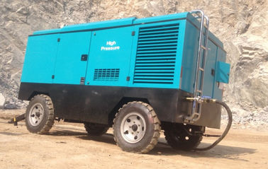 diesel van 150Cfm 145Psi Schroefcompressor voor Boringsinstallatie die Industrie opstapelt