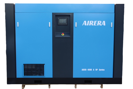 Shanghai Rotorcomp AGCD-160D A VP Intelligent Controller Direct Driven Screw Air Compressor voor kostenbesparende en duurzame werking