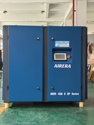 Shanghai Rotorcomp AGFD-45D C VP Industrial Direct Driven Screw Air Compressor Krachtig en voor industrieel gebruik