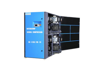 Riem Gedreven Eenvoudige de Structuur37kw/50hp Geschatte Macht van de Olie Vrije Compressor