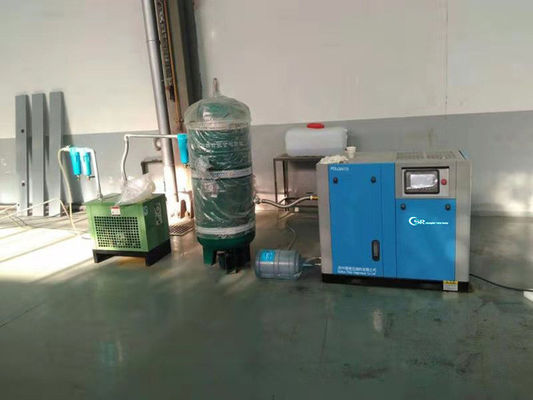 Het Type van olie Vrije 10.0m3/min 100L Roterende Schroef Compressor