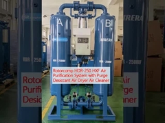 Rotorcomp HDR-250 HXF Purge Desiccant Air Dryer: Hoog vermogen, energiezuinig en betrouwbaar