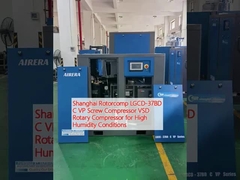 Shanghai Rotorcomp LGCD-37BD C VP Schroefcompressor VSD Rotary Compressor voor hoge luchtvochtigheid